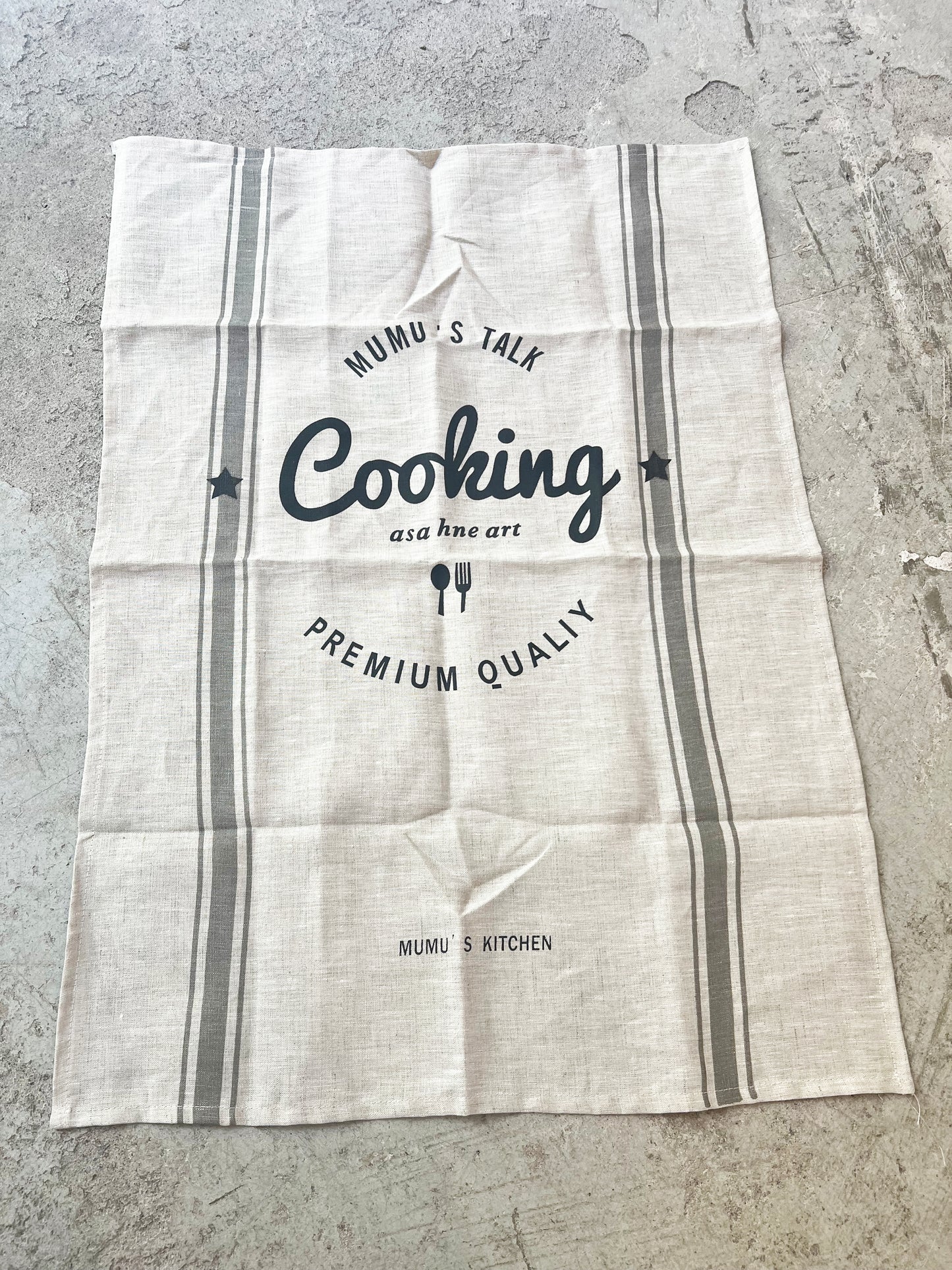 PAÑO COCINA GRIS