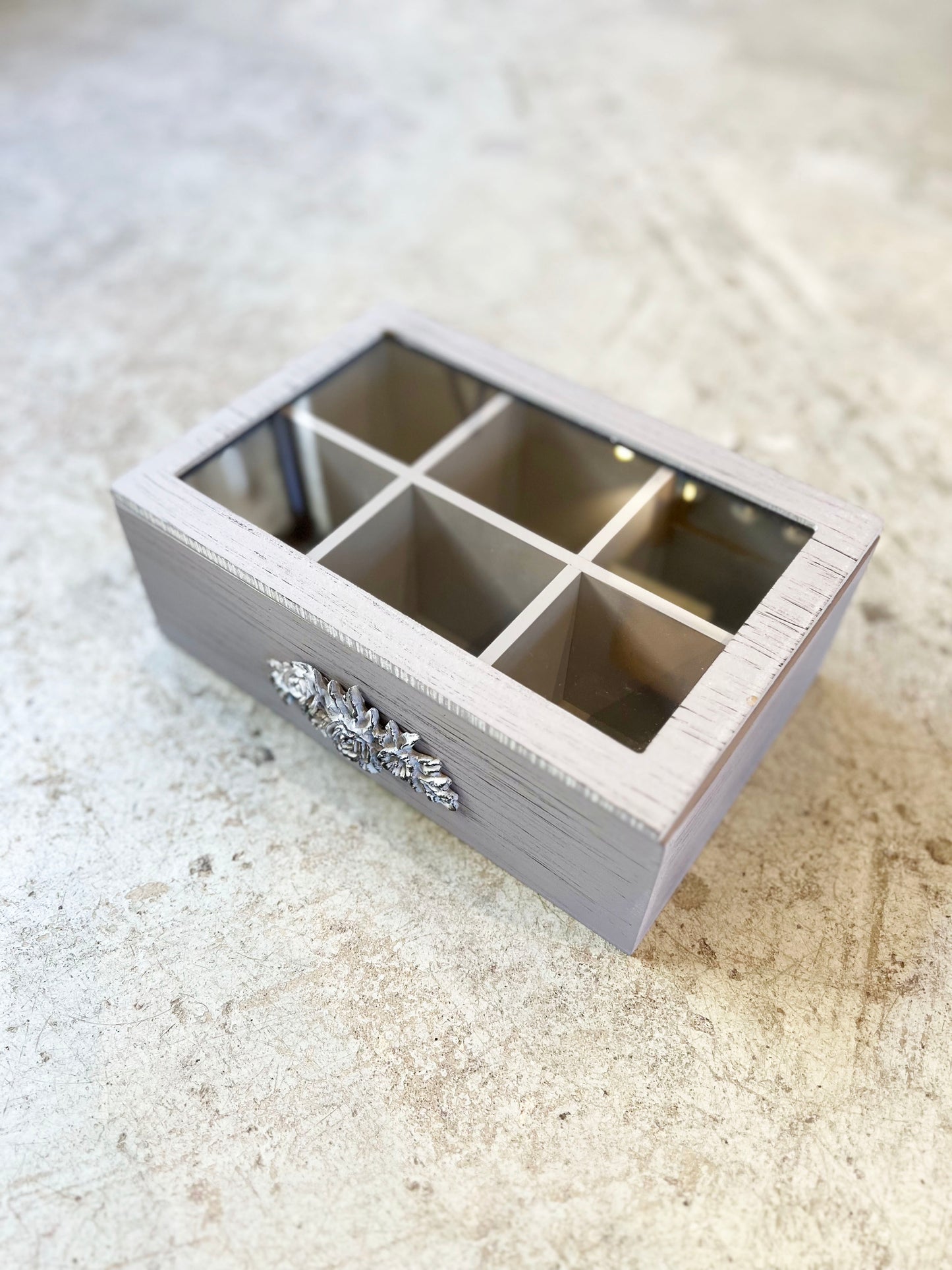 CAJA RECTANGULAR GRIS