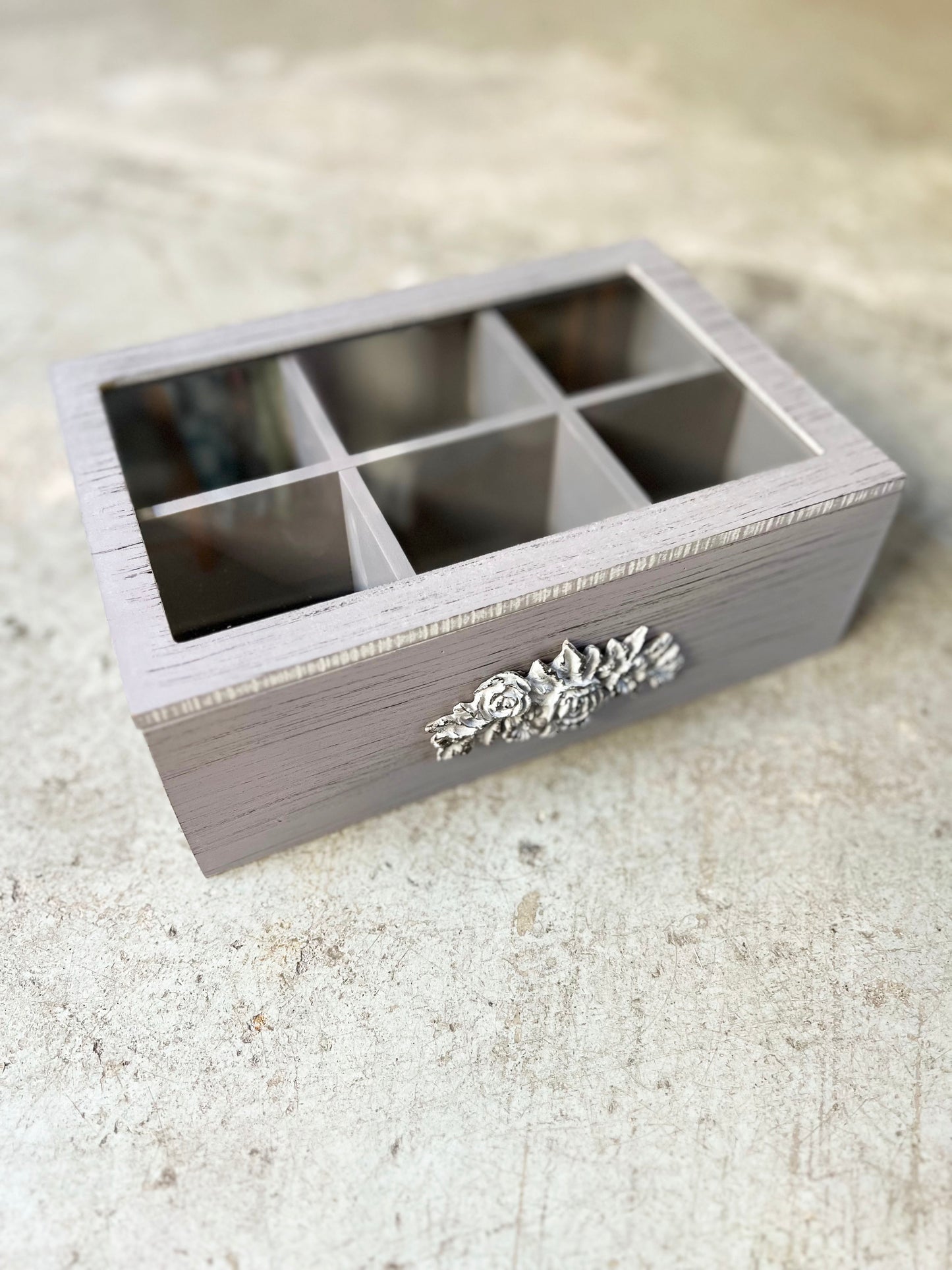 CAJA RECTANGULAR GRIS
