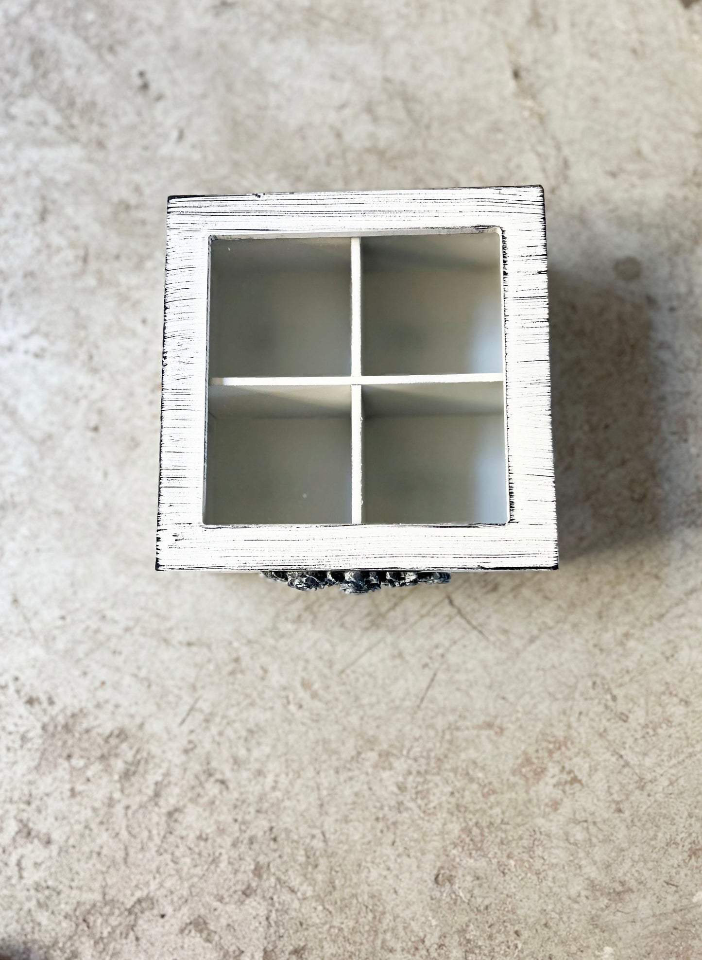 CAJA CUADRADA BLANCA